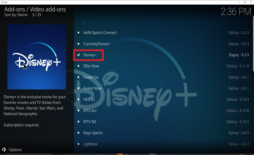 Step 26 Install Disney Plus on kodi