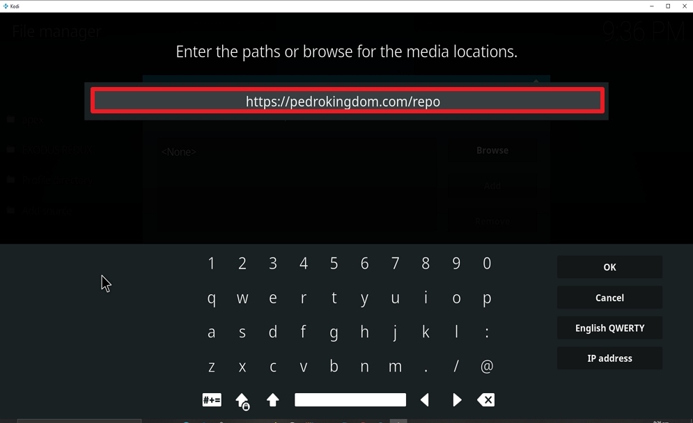 Step 8 Install ClickSville Kodi Addon