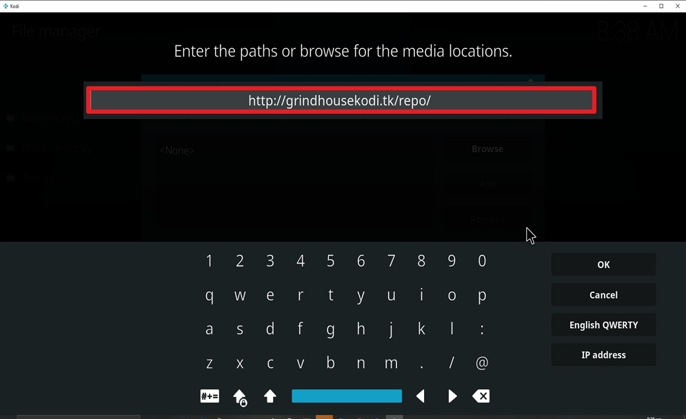Step 8 Install Health and Fitness on kodi