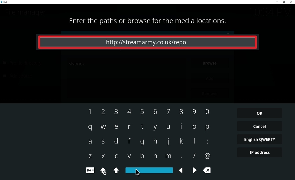 Step 8 Install Nemesis AIO on kodi
