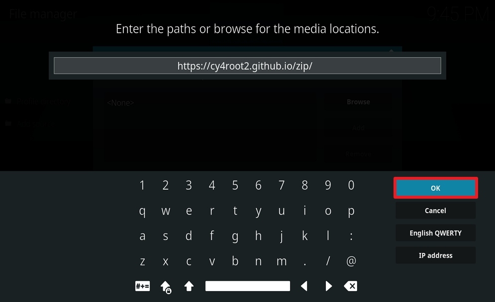 Step 9 Install Descent on Kodi