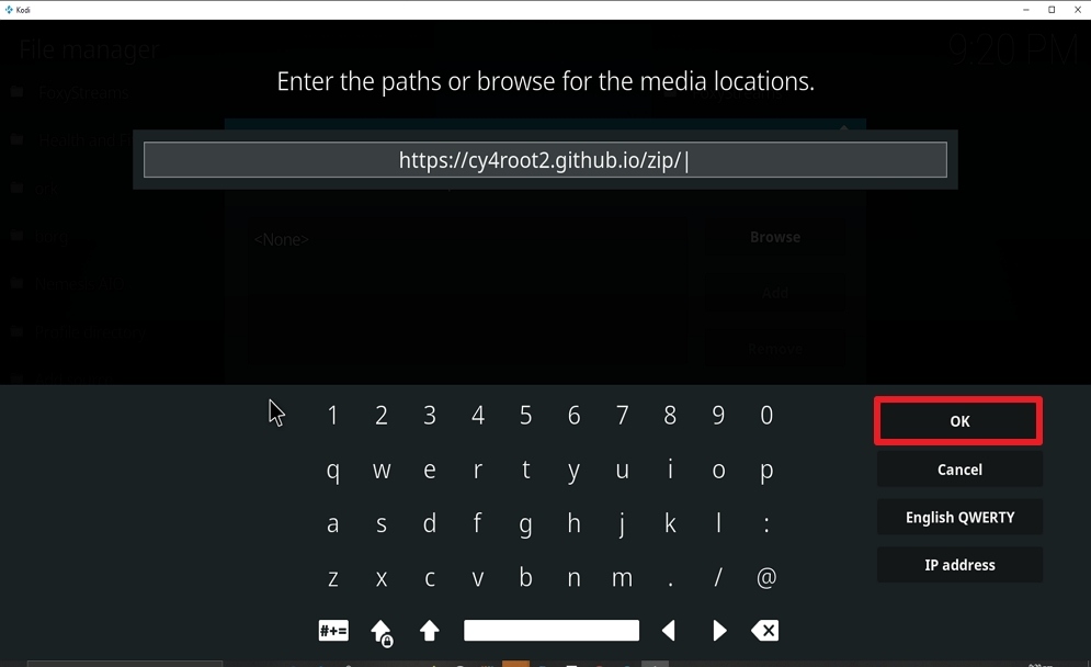 Step 9 Install Laplaza on kodi