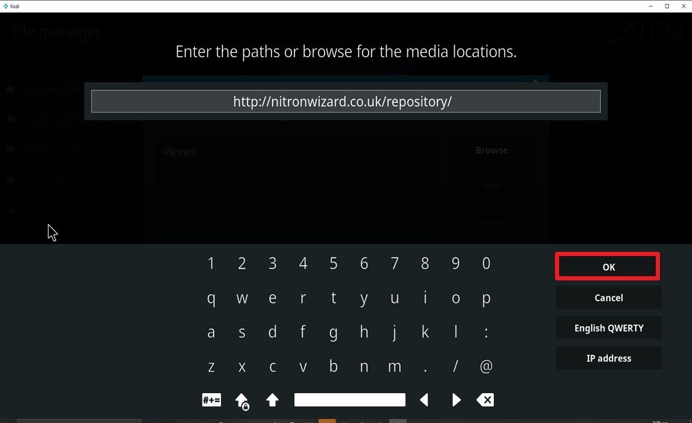 Step 9 Install Borg on kodi