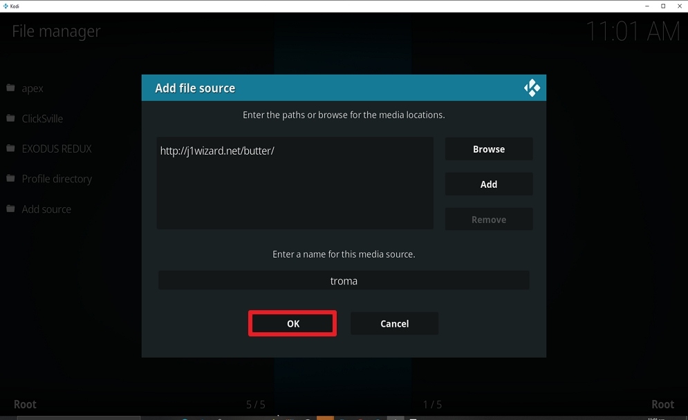 Steps 13 Install Troma Films Kodi add-on