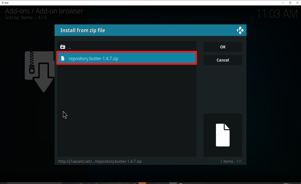Steps 17 Install Troma Films Kodi add-on