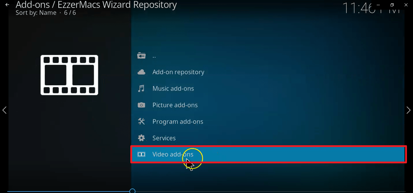 Step 22 Install Athena kodi addon