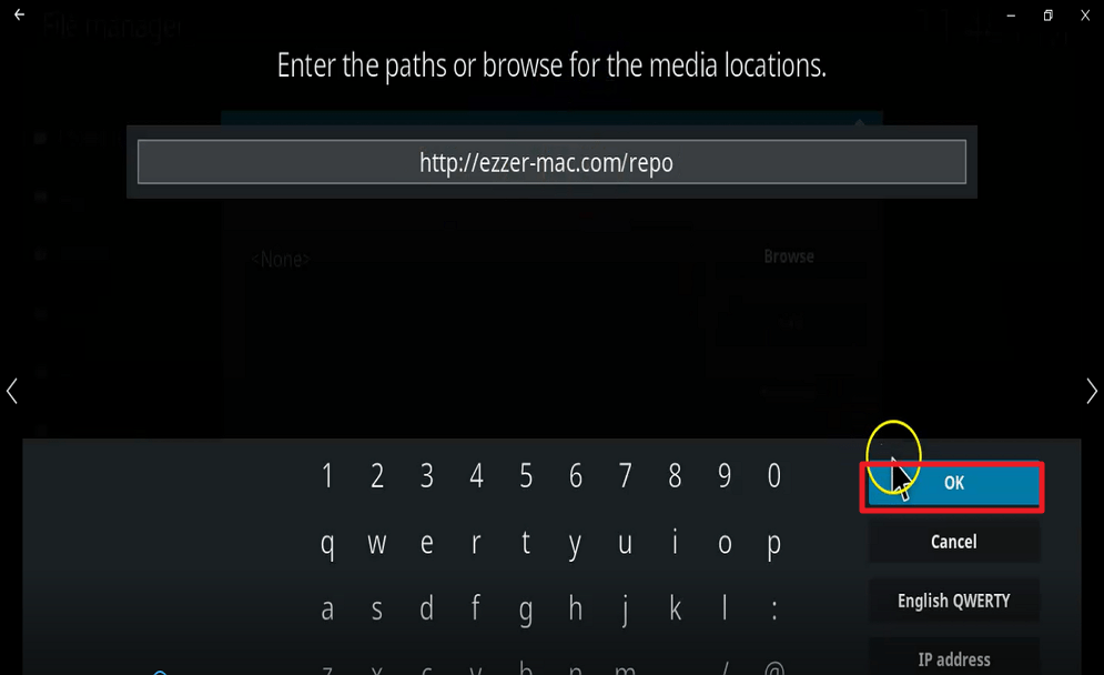 Step 10 Install Athena kodi addon