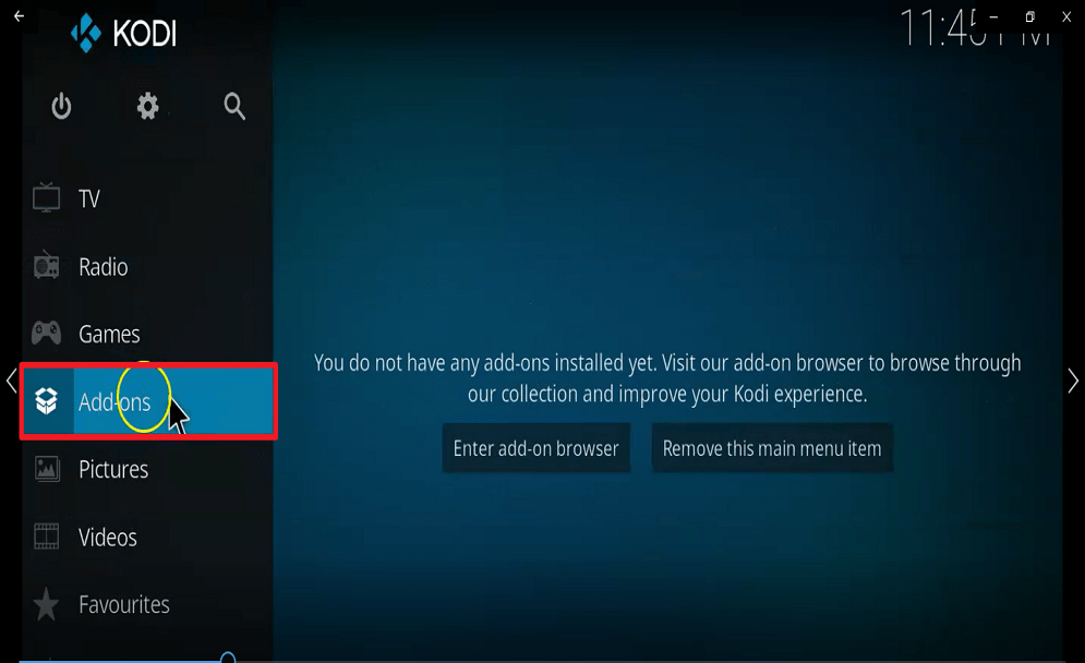 Step 14 Install Athena kodi addon