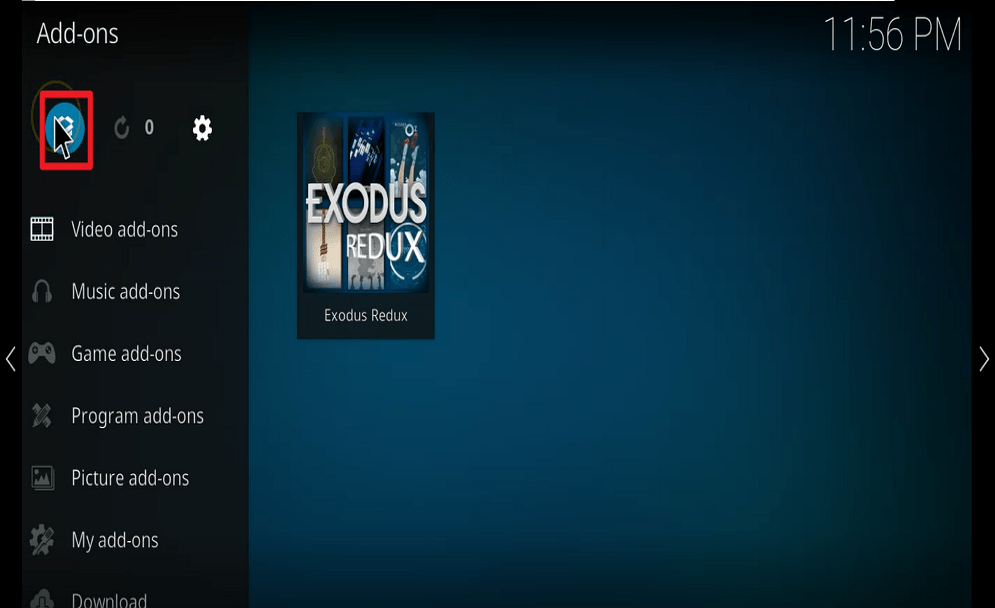 Step 15 Install Butter fingers movies kodi addon