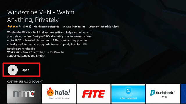 step 5 Install Windscribe VPN on Firesticks