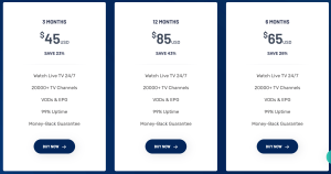 Eternal IPTV subscription