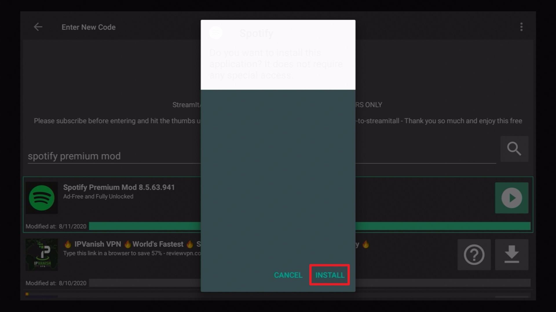 Step 21 Install Spotify Premium Mod Best Music Apps