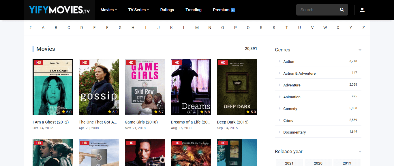 Yify Movies Screenshot