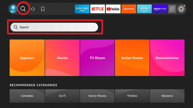 Install Hide.Me VPN on Firesticks step 1