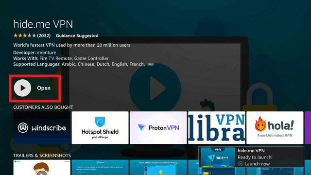 Install Hide.Me VPN on Firesticks step 5