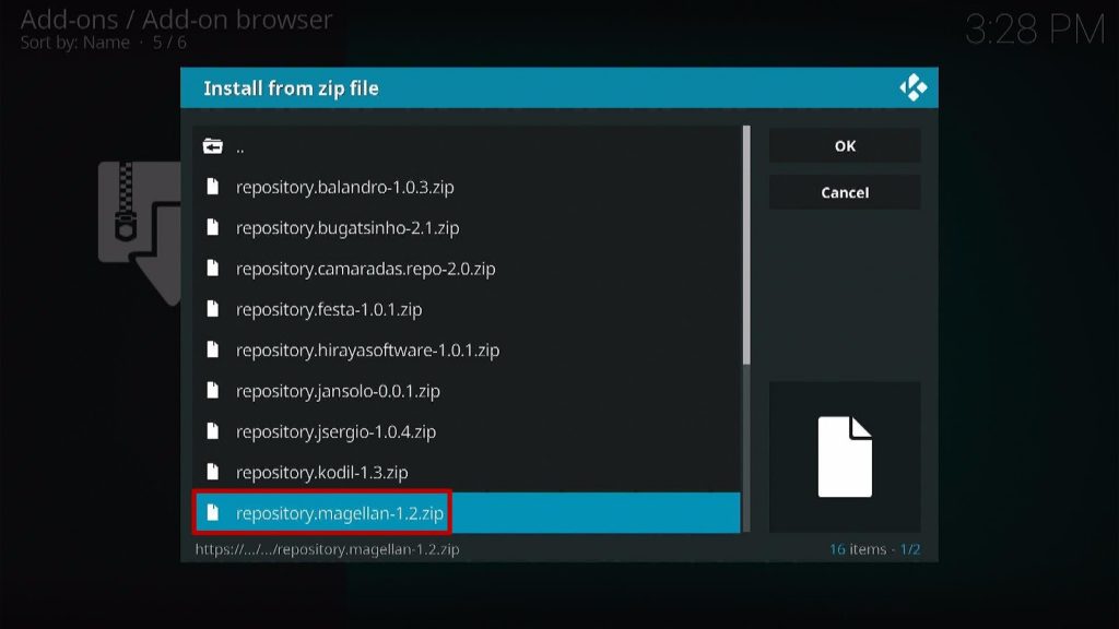 Step 14 How To Install Magellan Kodi Addon