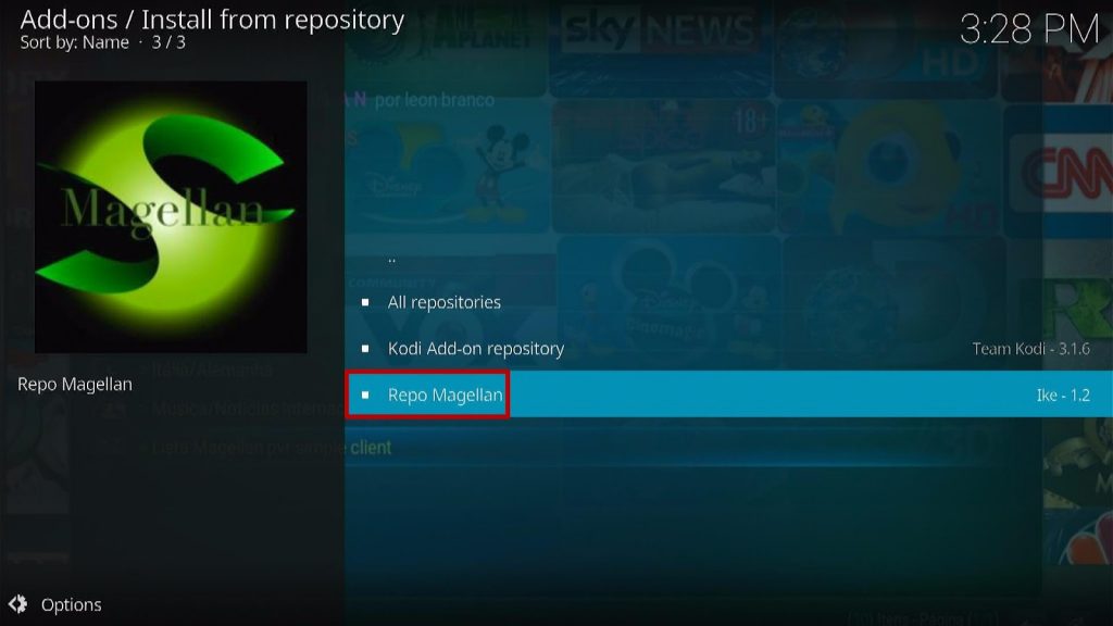 Step 17 How To Install Magellan Kodi Addon