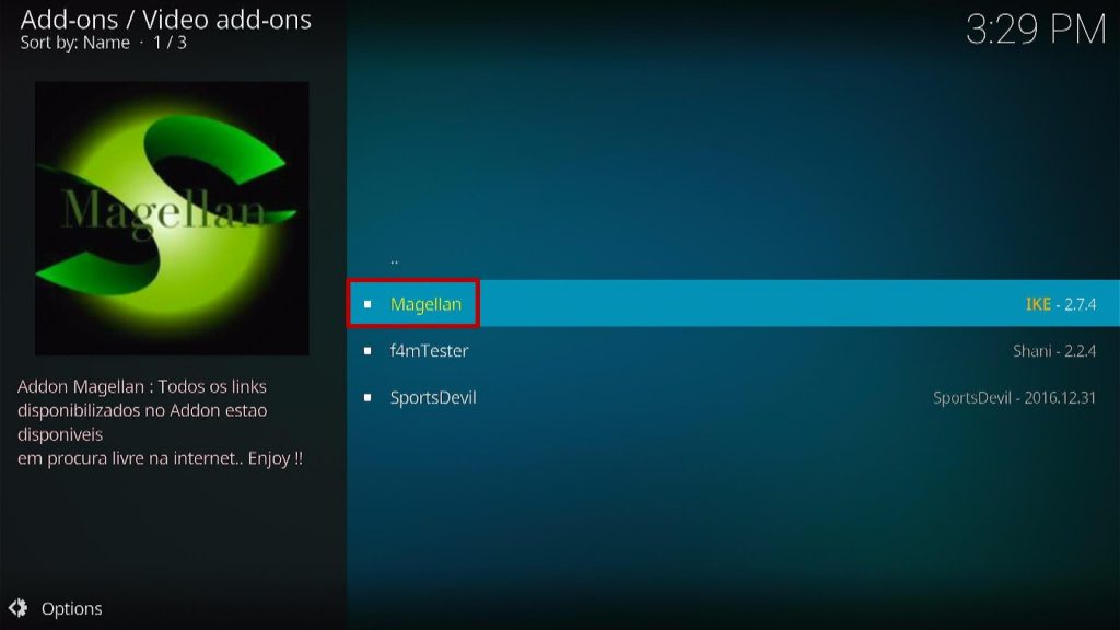 Step 19 How To Install Magellan Kodi Addon