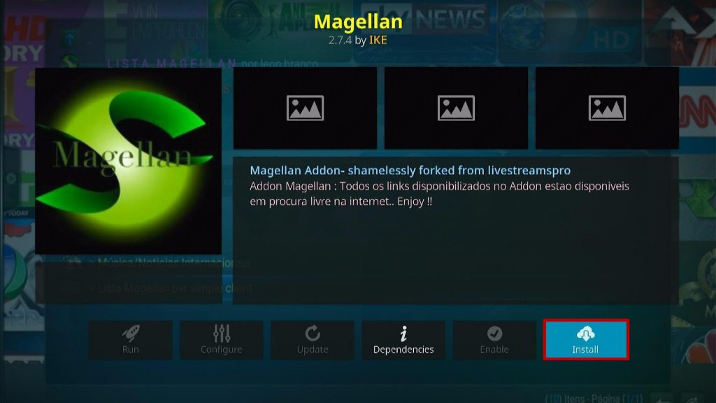 Step 20 How To Install Magellan Kodi Addon