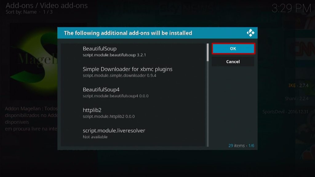 Step 21 How To Install Magellan Kodi Addon