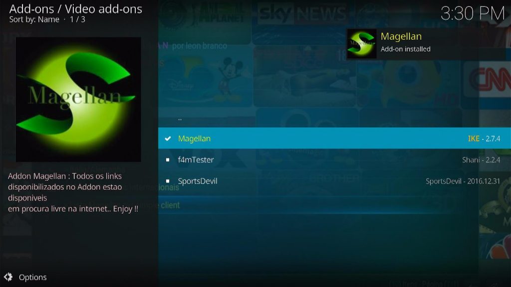 Step 22 How To Install Magellan Kodi Addon
