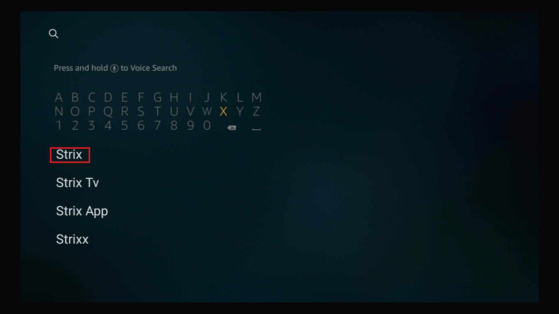Step 2 Install Strix on Firestick