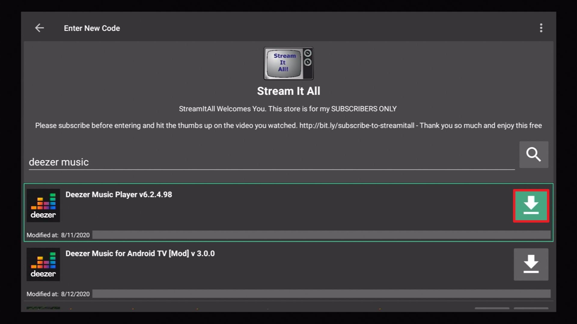 Step 18 Install Deezer Music