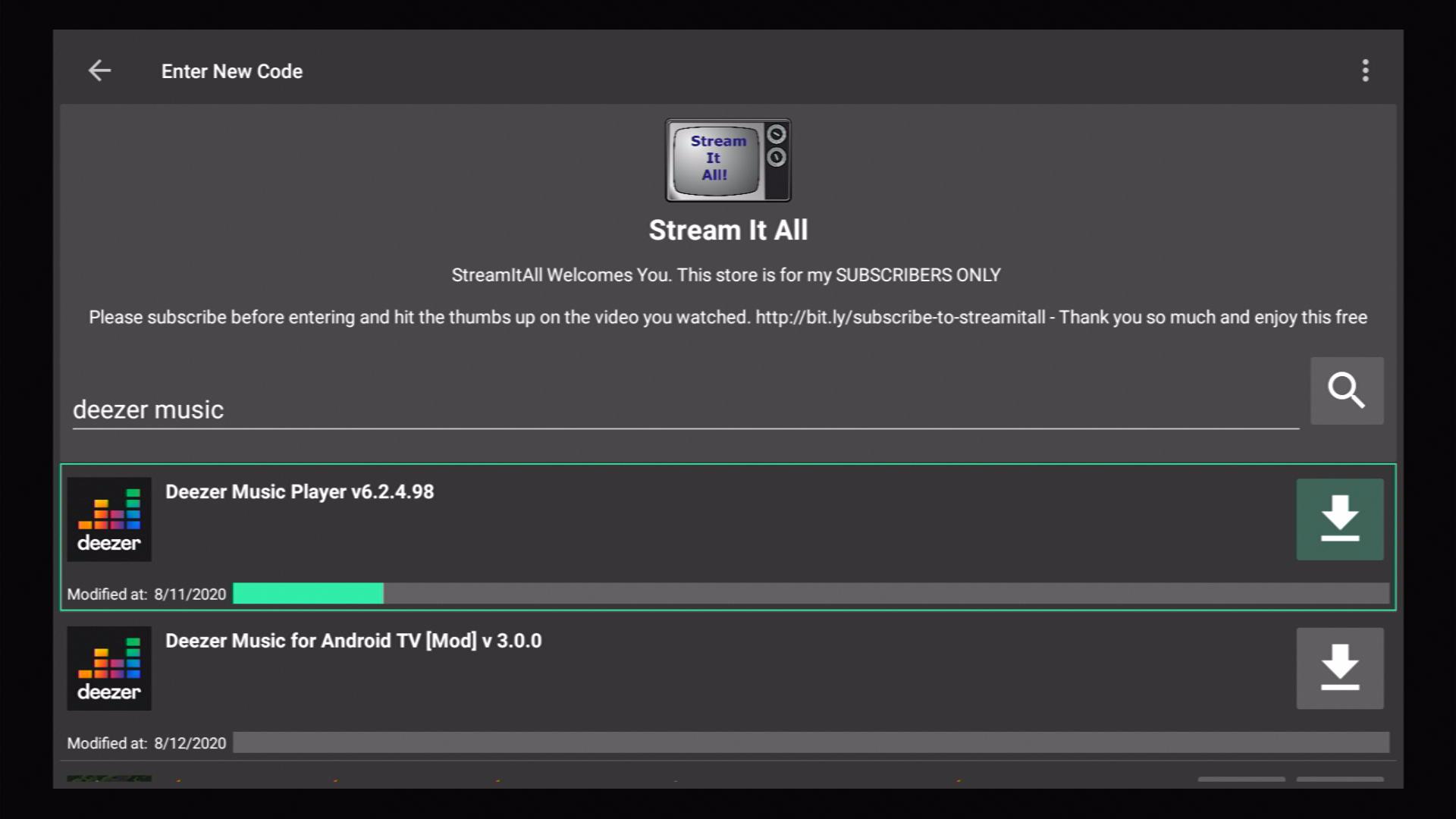 Step 19 Install Deezer Music