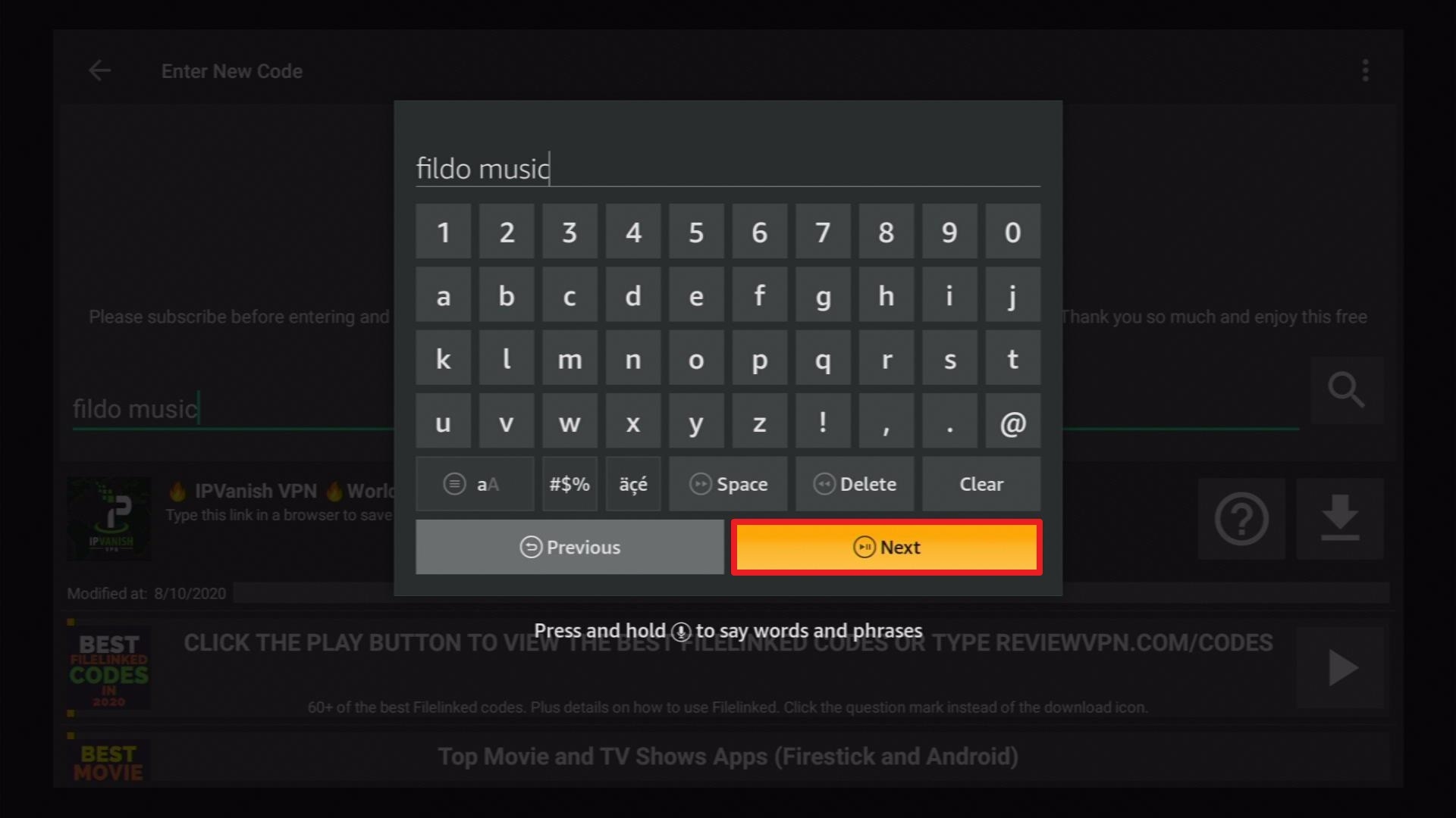 Step 17 Install Fildo Music