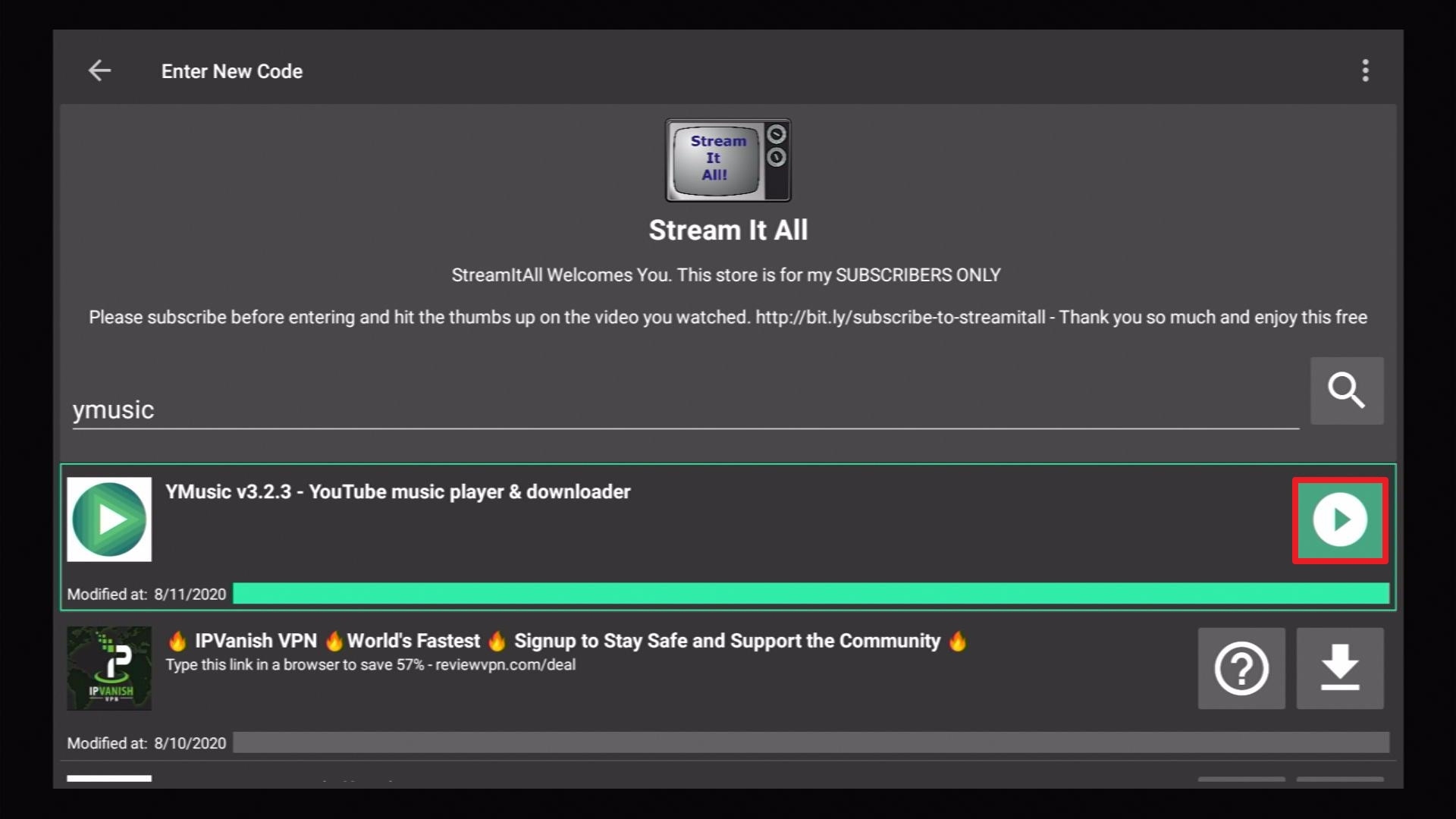 Step 20 Install YMusic