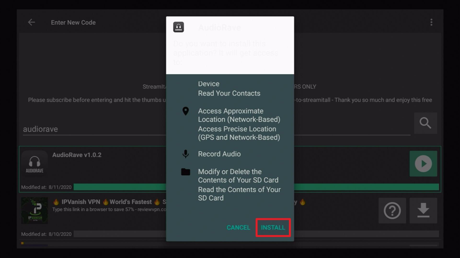 Step 22 Install AudioRave