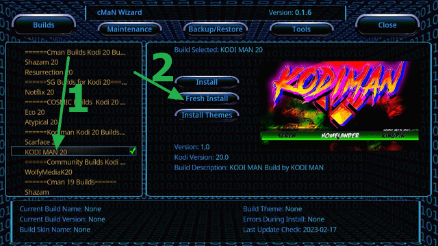 KodiMan Kodi Build