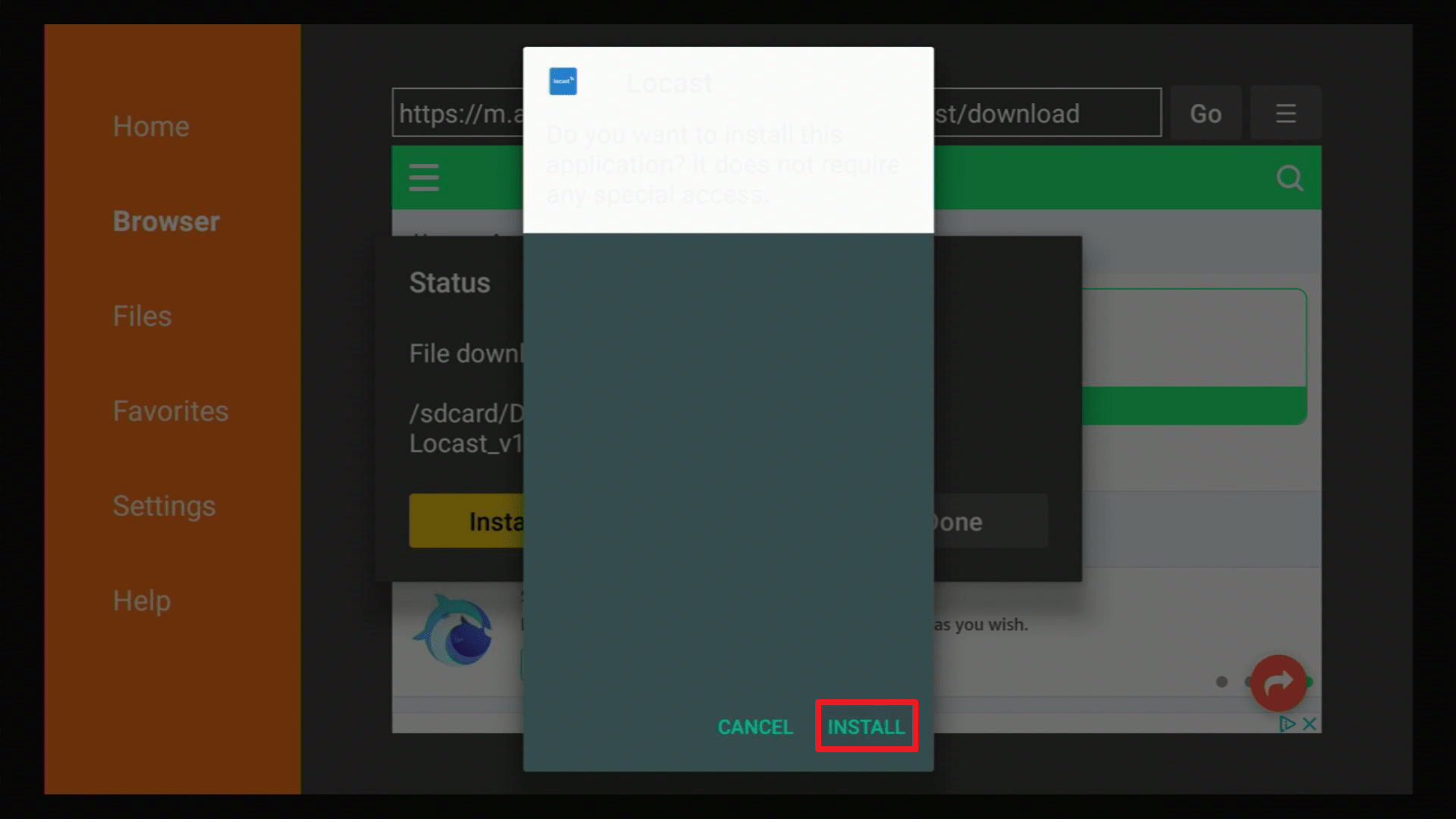 Install Locast (2)