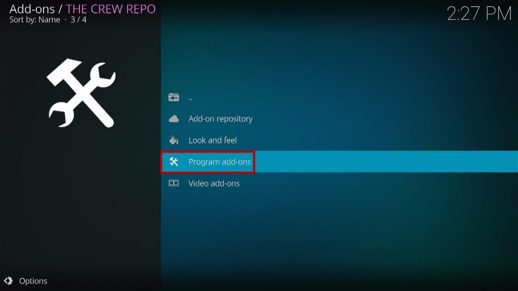 Step 18 Install Kodi Flix Build