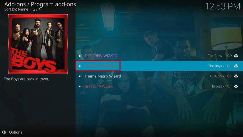 Step 19 Install Kodi Flix Build
