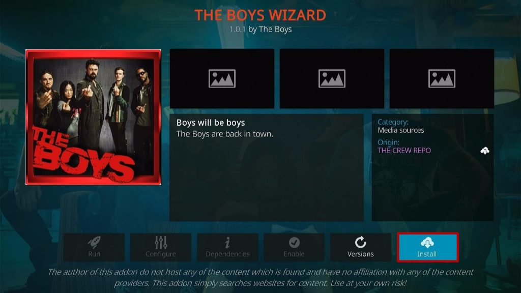 Step 20 Install Kodi Flix Build
