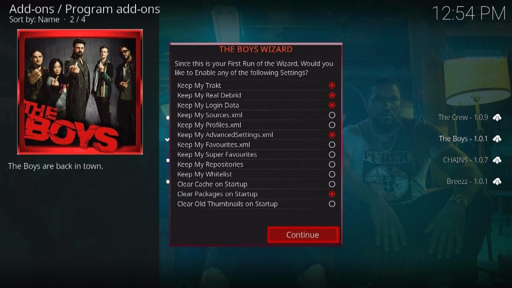 Step 23 Install Kodi Flix Build