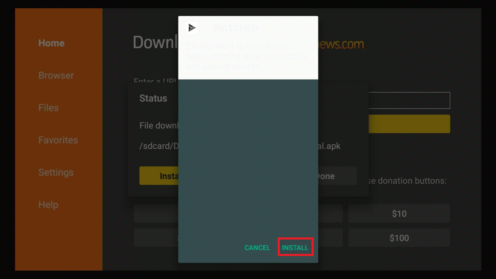 Step 14 Install Watched App