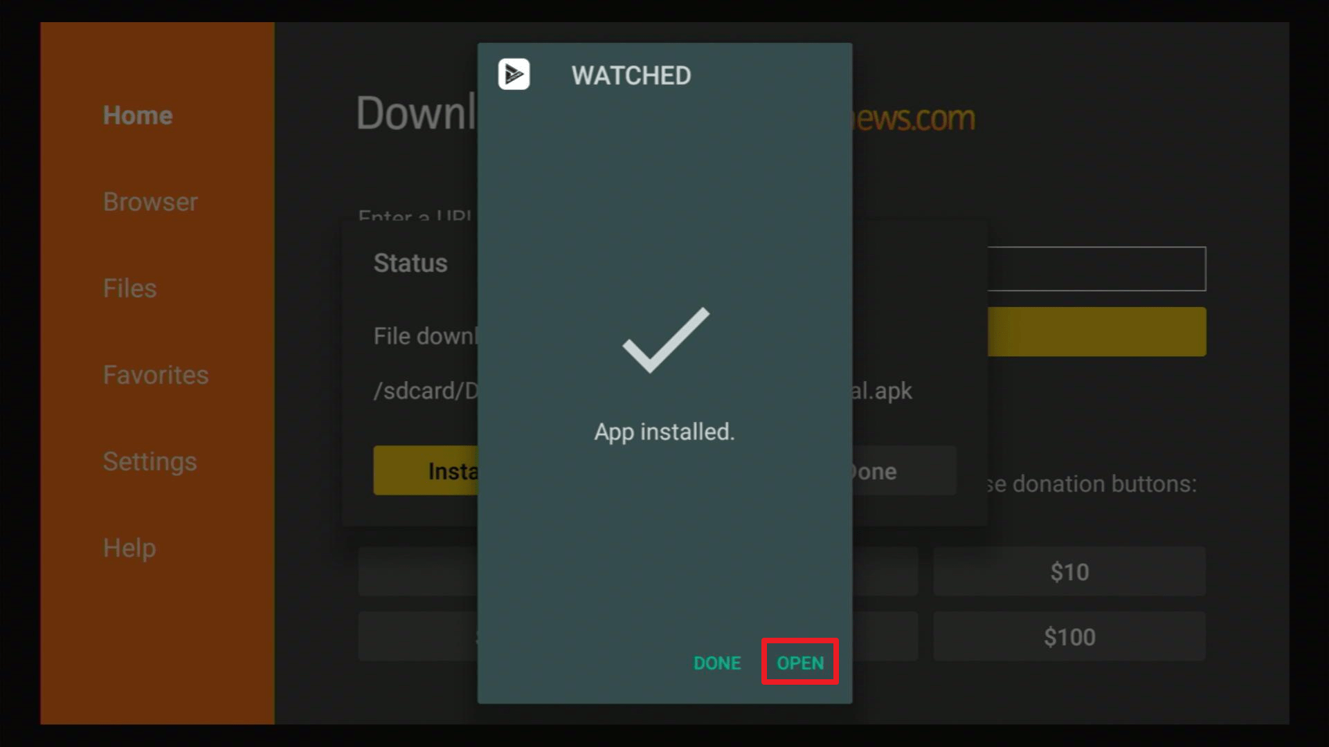 Step 15 Install Watched App
