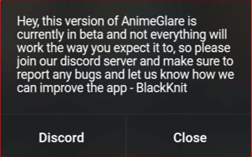 AnimeGlare Beta version