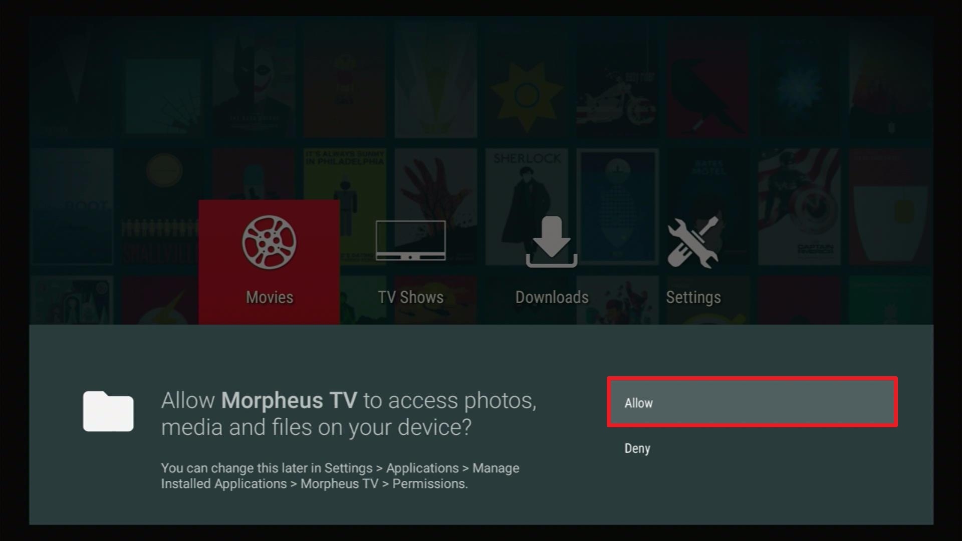 Install Morpheus TV on Firestick Step 15