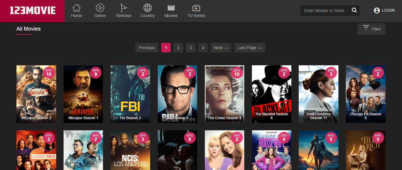 123Movie Screenshot