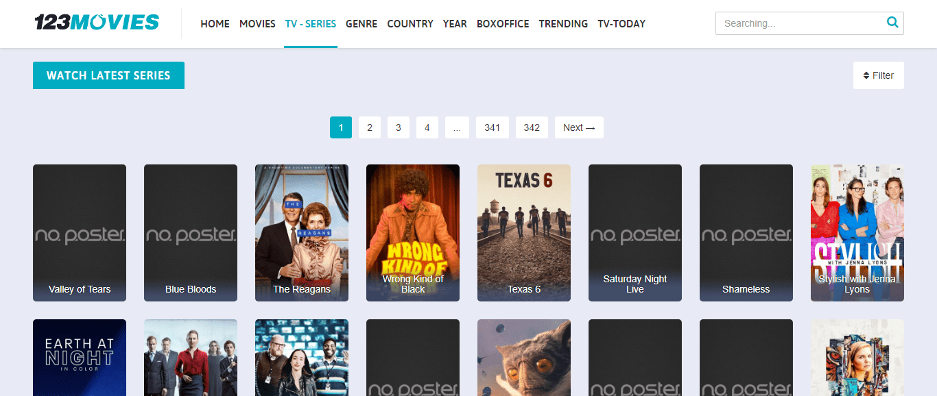 123Movies Screenshot