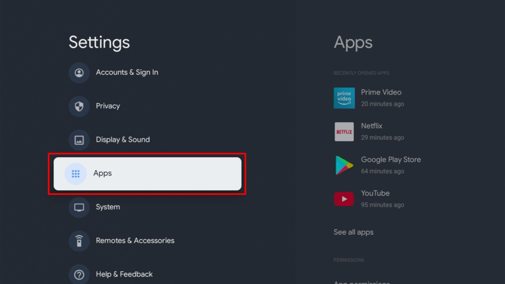 Install ZiniTevi App on Google Chromecast Step 6