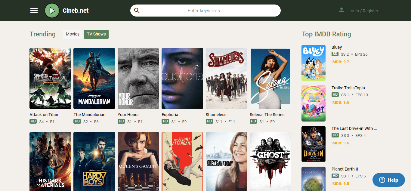 Cineb Screenshot