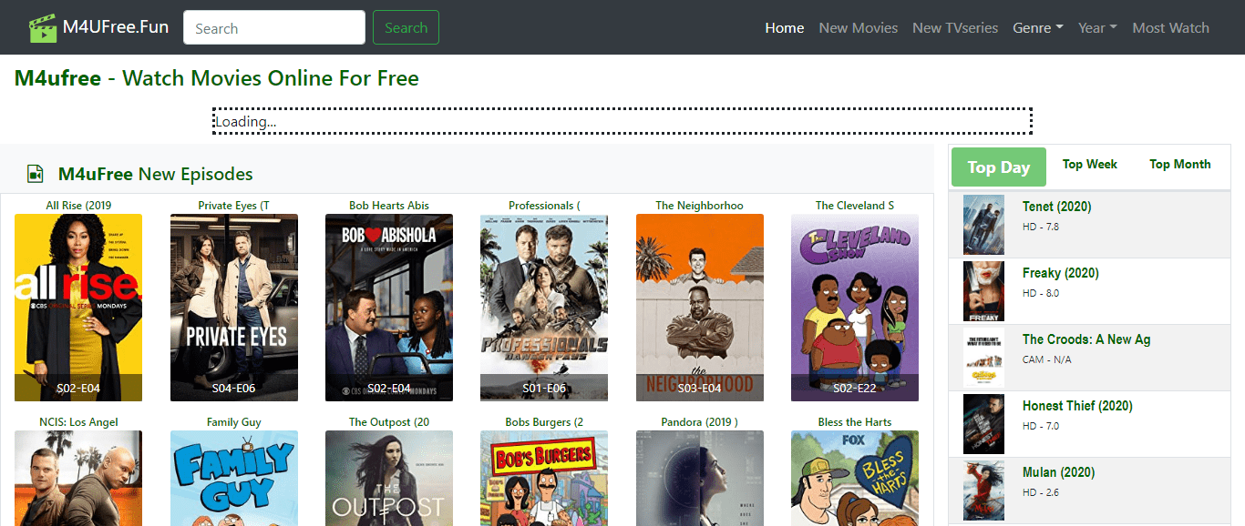 M4UFree Screenshot