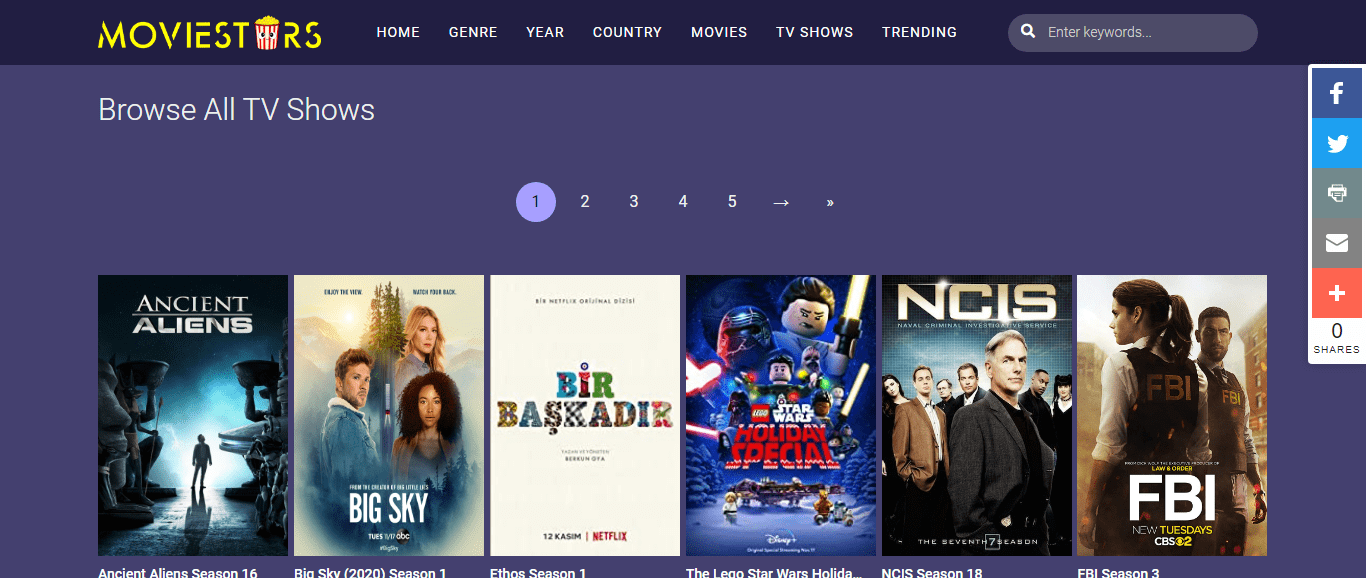 MovieStars Screenshot