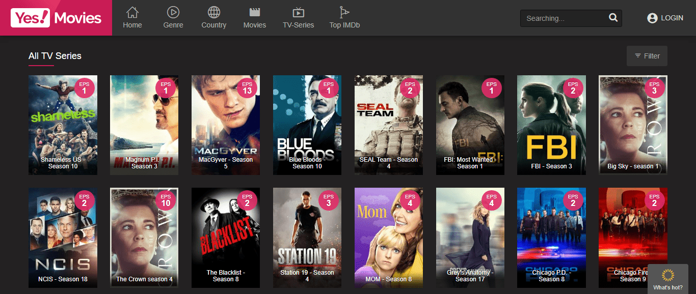 YesMovies Screenshot
