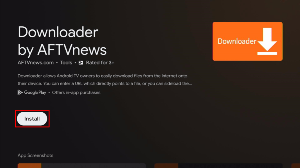 Install ZiniTevi App on Google Chromecast Step 11