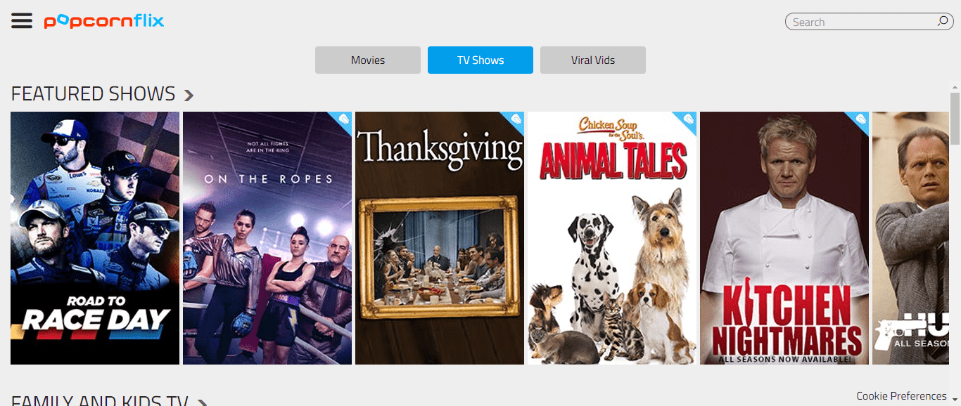 Popcornflix Screenshot